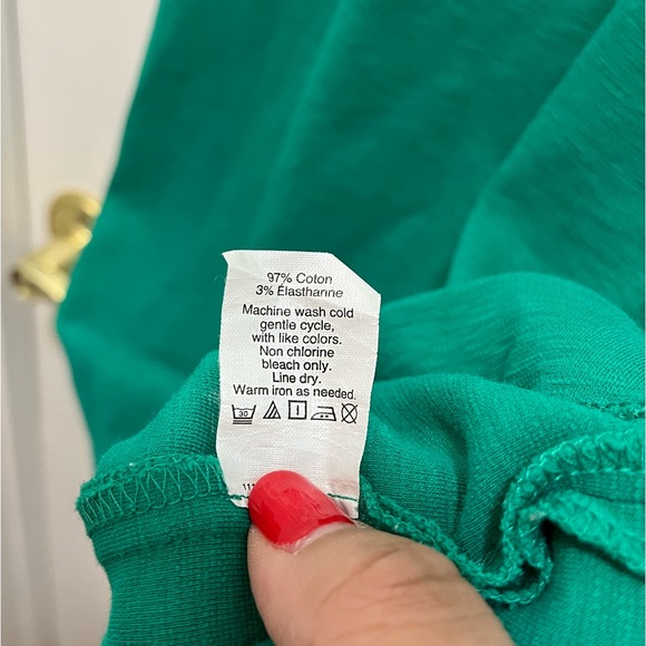 J. Crew Factory Daybreak Kelly Green Sleeveless Dress Size XL - Picture 3 of 6